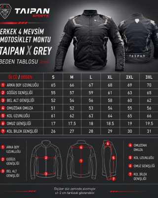 Taipan XGrey  4 Mevsim